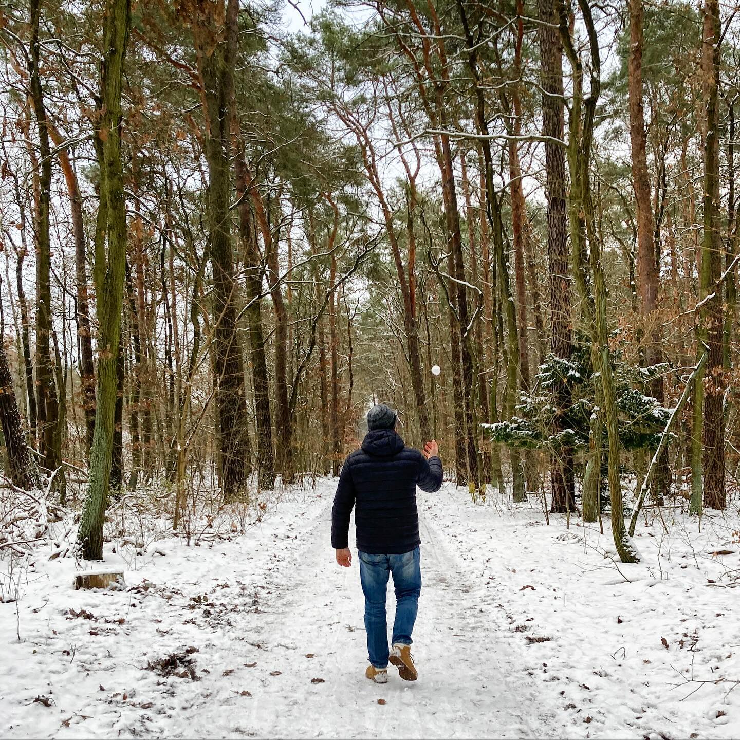 Winterspaziergang #schneeball #spaziergangimschnee #schneeinberlin